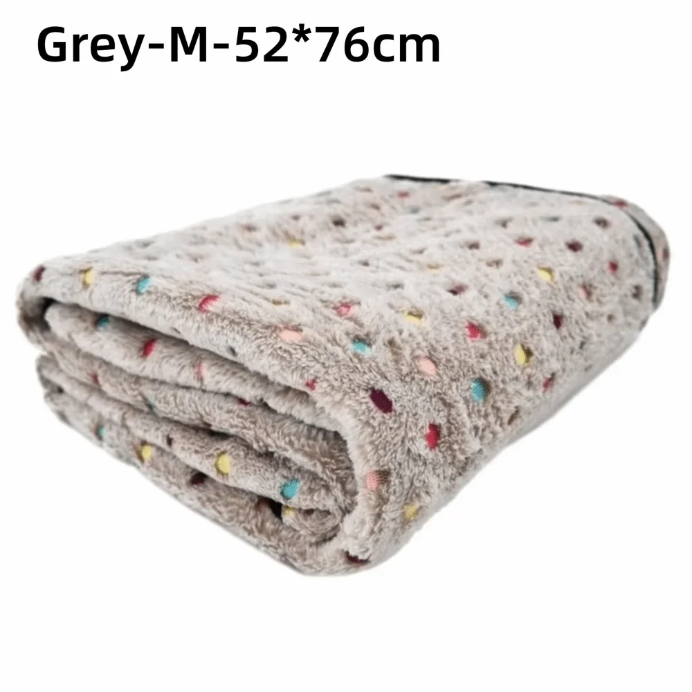 Ultra-Soft Pet Bed Blanket Cute Dot Pattern - MyPetDollar.com