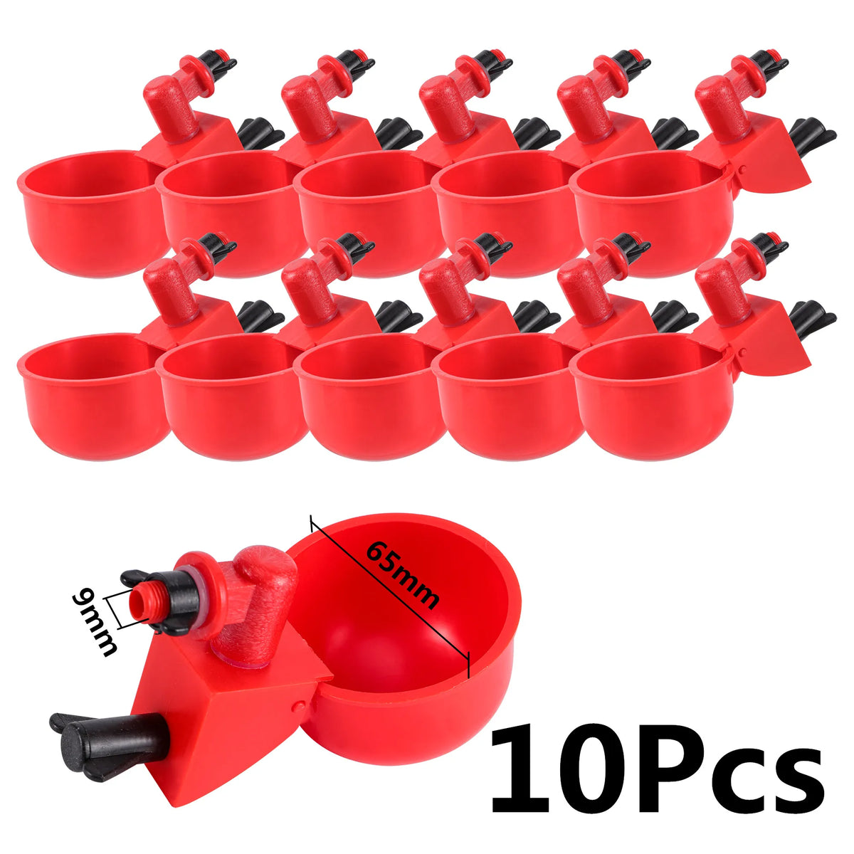 Chicken Food Feeder Poultry Feeding Supplies DIY Rain Proof – 10 Colors