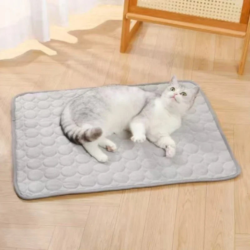 Summer Breathable Ice Silk Pet Cooling Mat - MyPetDollar.com