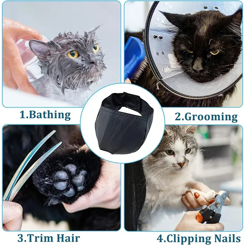Cat Anti-Bite Breathable Nylon Protective - MyPetDollar.com