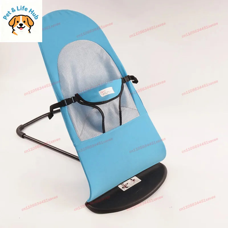 Summer Pet Foldable Rocking Chair Breathable Bed, Adjustable