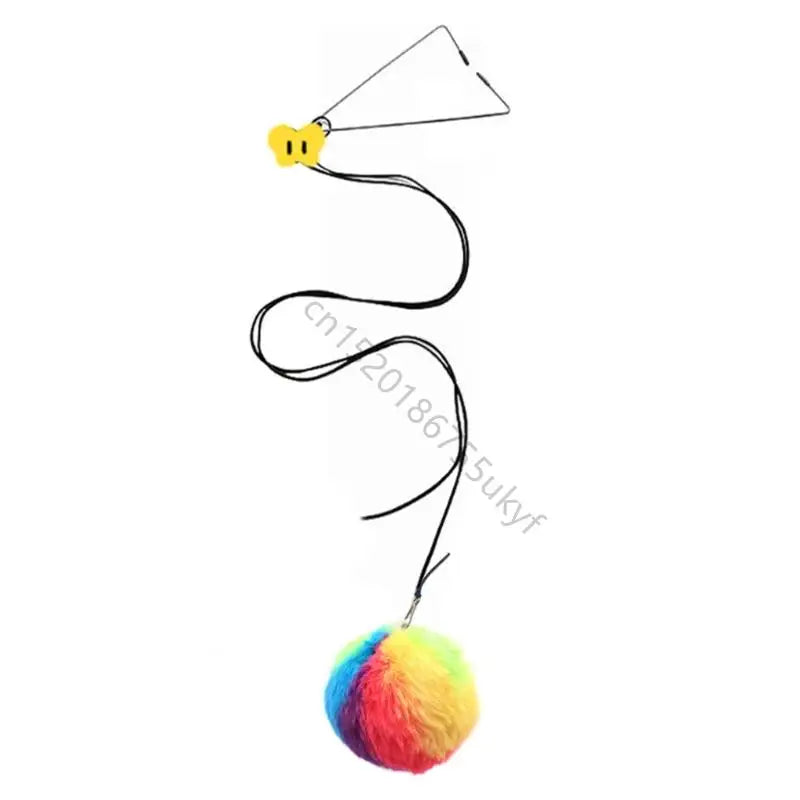 Elastic String Cats Teaser Toy Bright - MyPetDollar.com
