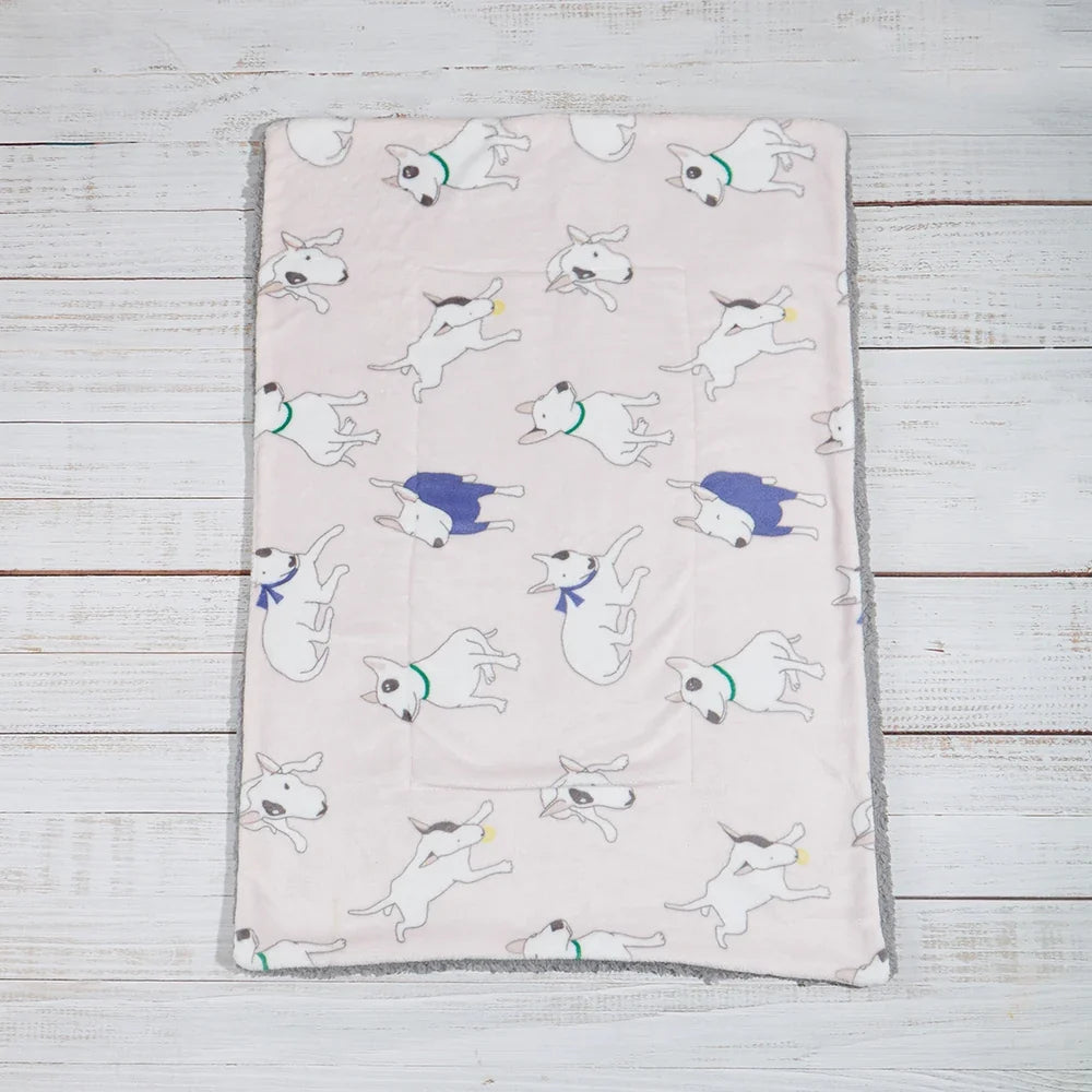 Winter Warm Pet Bed Mat Flannel Dog Cushion - MyPetDollar.com