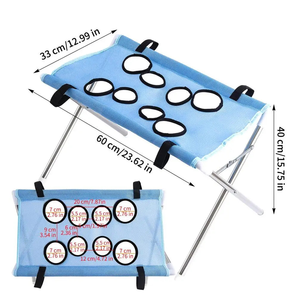 Pet Grooming Hammock 8-Hole Design Anti Escaping Cats Sling – Cat Supplies