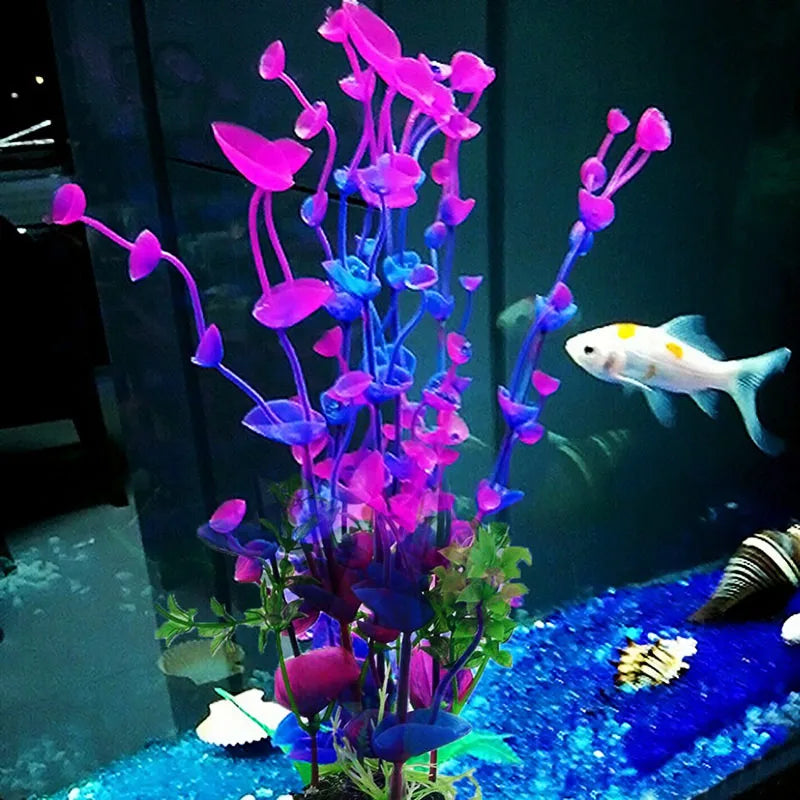 Artificial Plastic Water Plant Grass for - MyPetDollar.com