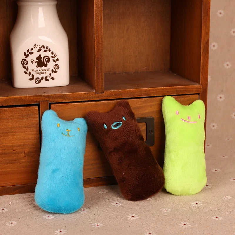 Pet toy with expression, thumb plush mint - MyPetDollar.com