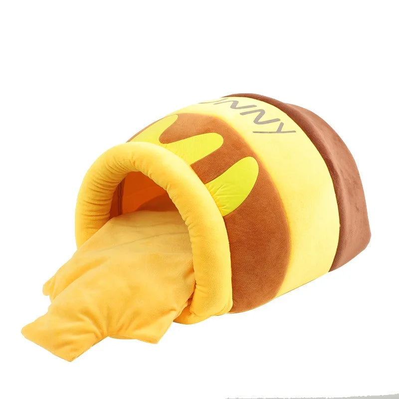 Washable Cat Bed Warm Comfortable Crate Nest