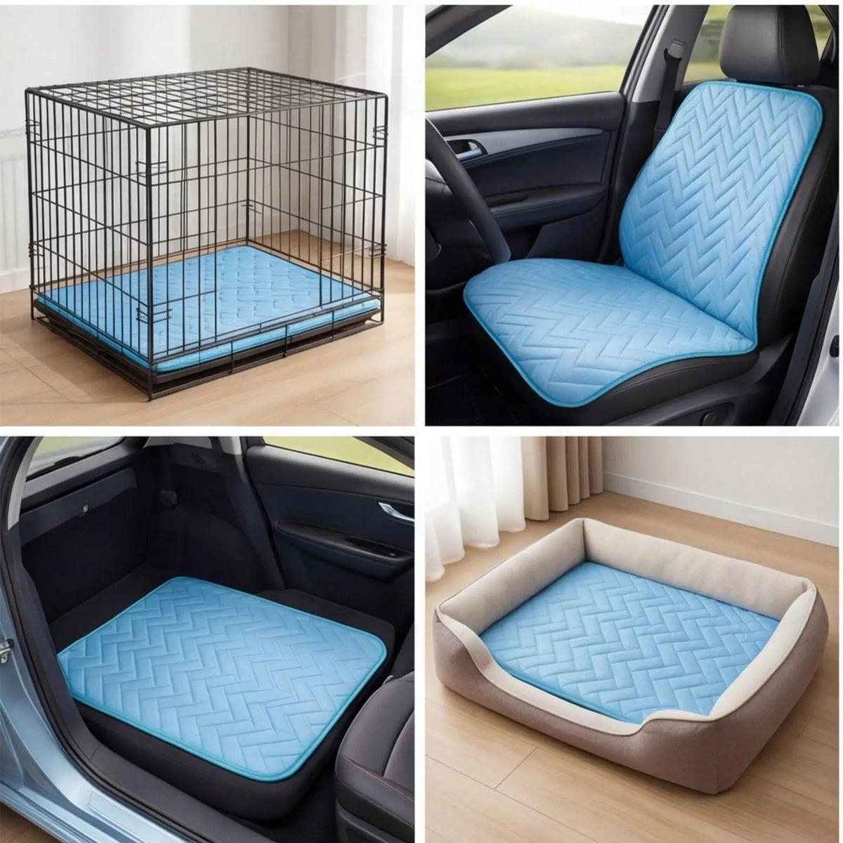 Ice Silk Cooling Mat for Dogs Breathable Pet - MyPetDollar.com