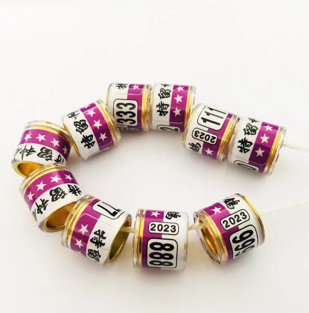 8mm 2026 Pigeon Rings Customized Bird Pigeon - MyPetDollar.com