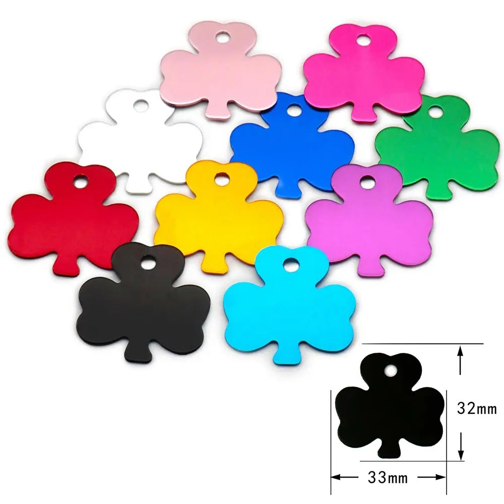 Personalized Random Mix Aluminum Blank ID Tag – 26 Colors