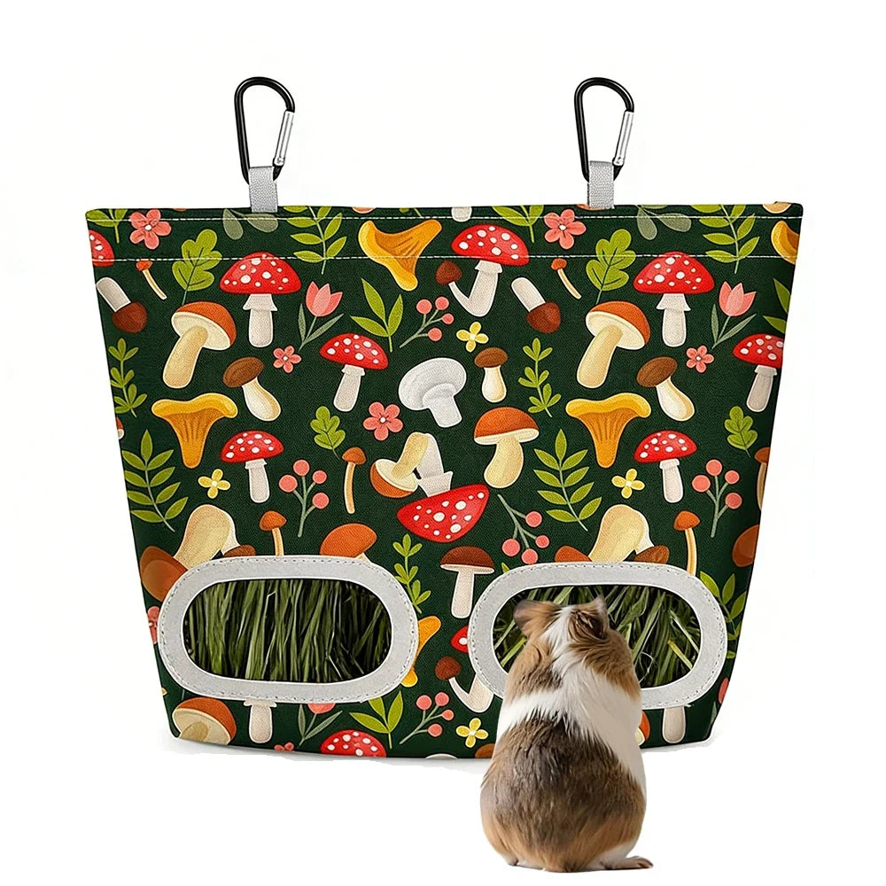 Rabbit Hay Feeder Bag Guinea Pig Hanging 29 2x23cm Feeding – 2 Colors