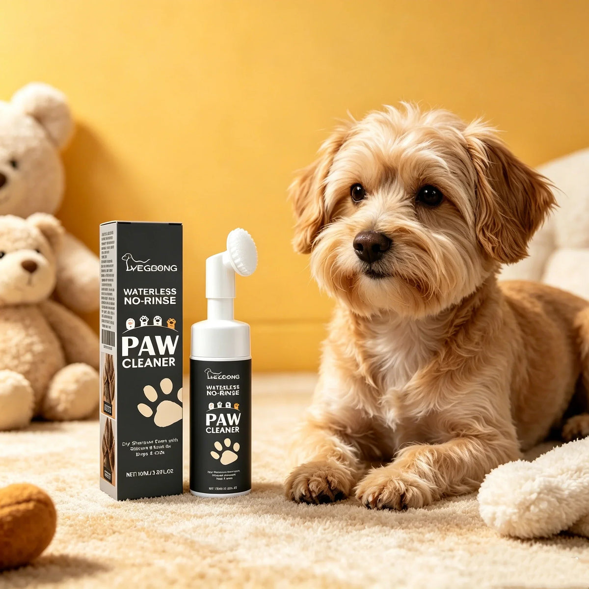 Pet Paw Cleaner With Brush For Dog And Cat - MyPetDollar.com
