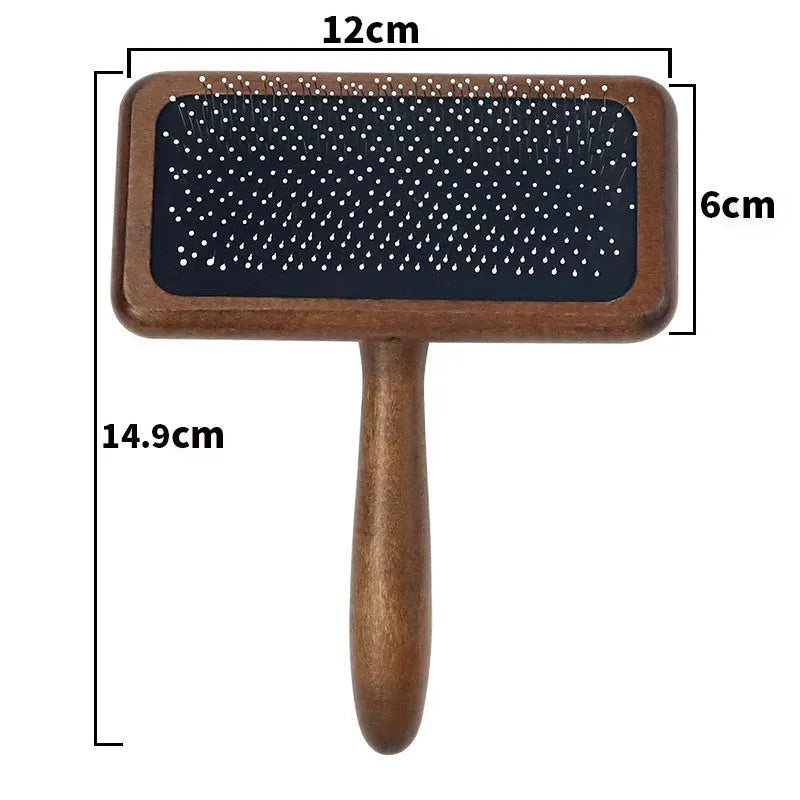 Dog Comb Wooden Brush Pet Hair Remover Grooming