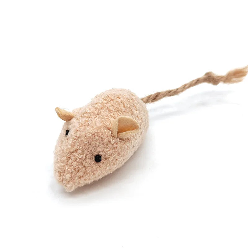 Cat Plaything Simulation Plush Grass Mouse Self Entertaining Chew, Interactive