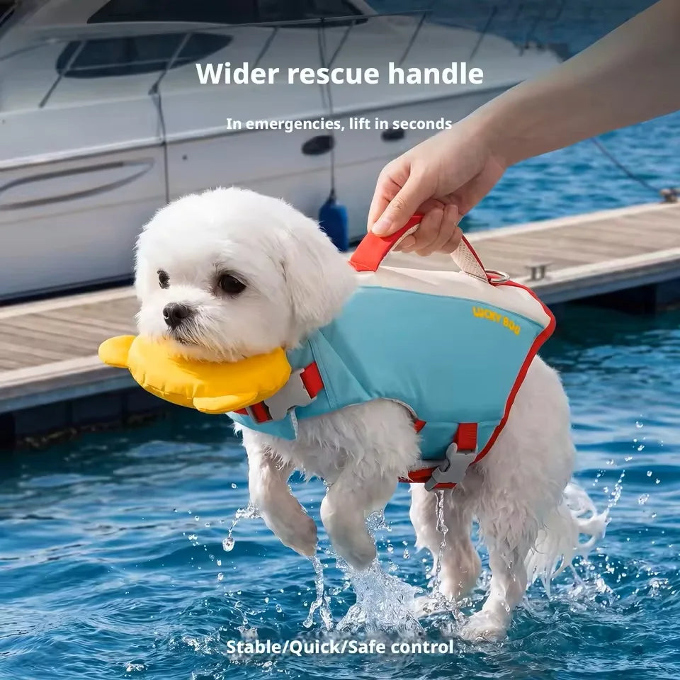 Summer Dog/Cat Life Jacket EPE Buoyancy Vest - MyPetDollar.com