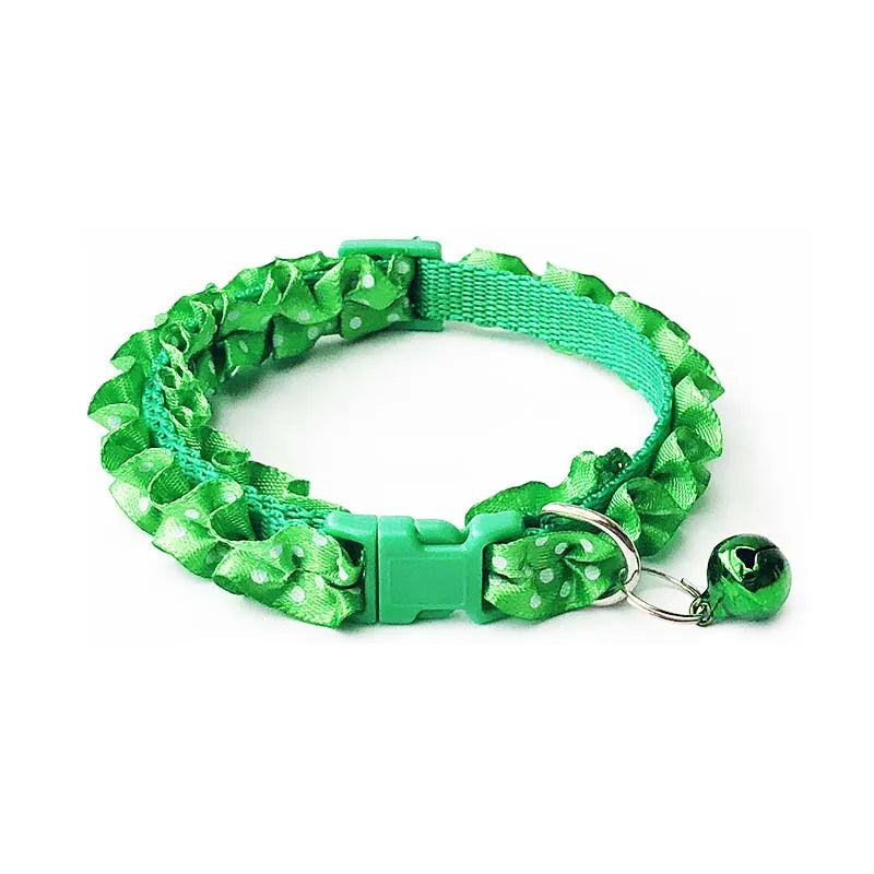 Cute Lace Sweet Pet Collar Necklace Dog Cat - MyPetDollar.com