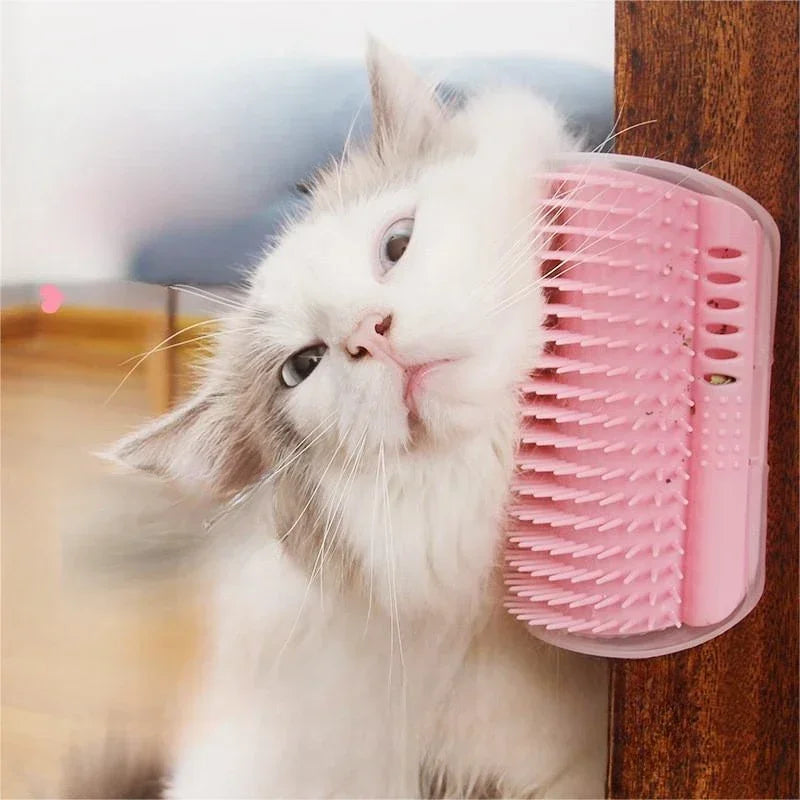 Wall Mount Corner Cat Self Groomer Comb - MyPetDollar.com