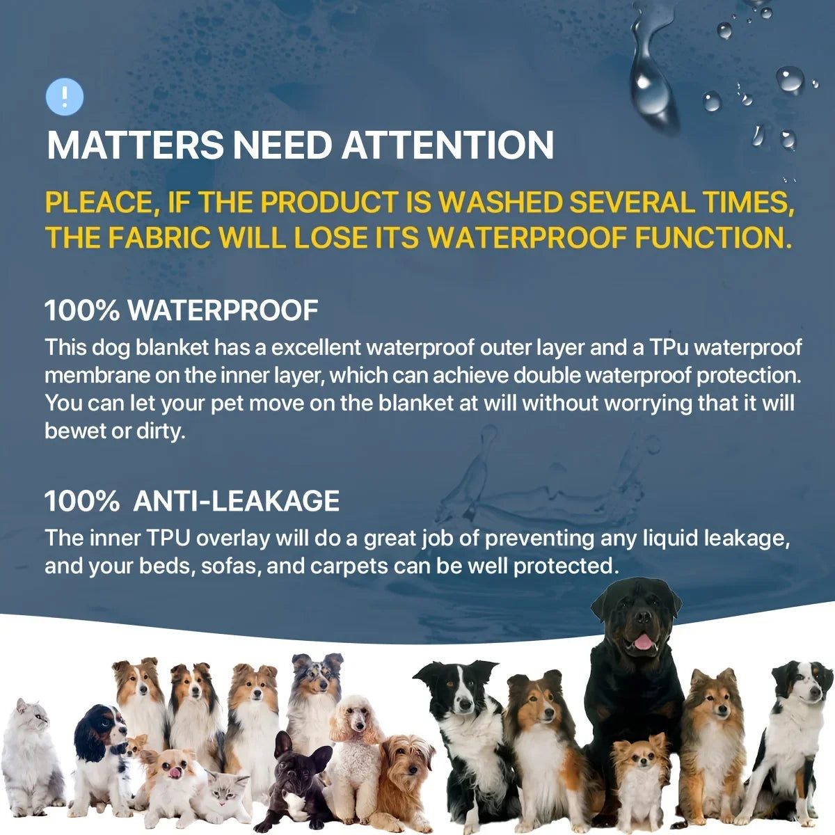 Double-Sided Waterproof Dog Bed Cover Pet - MyPetDollar.com