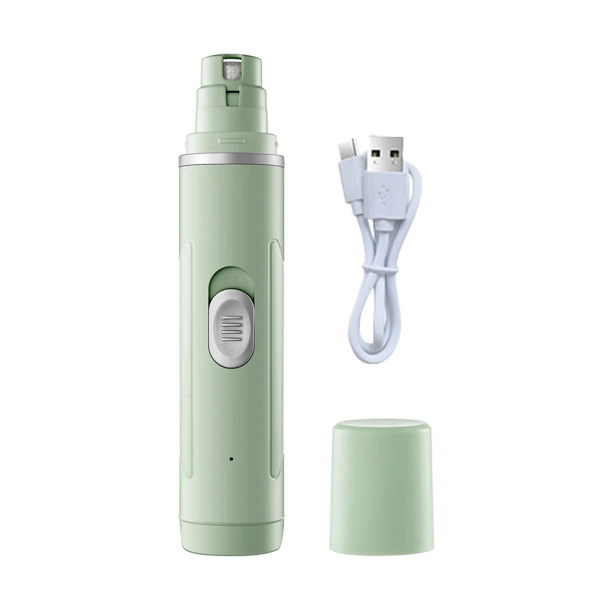 Dog Nail Grinder USB Rechargeable Electric Pet Paws Clipper, Quiet