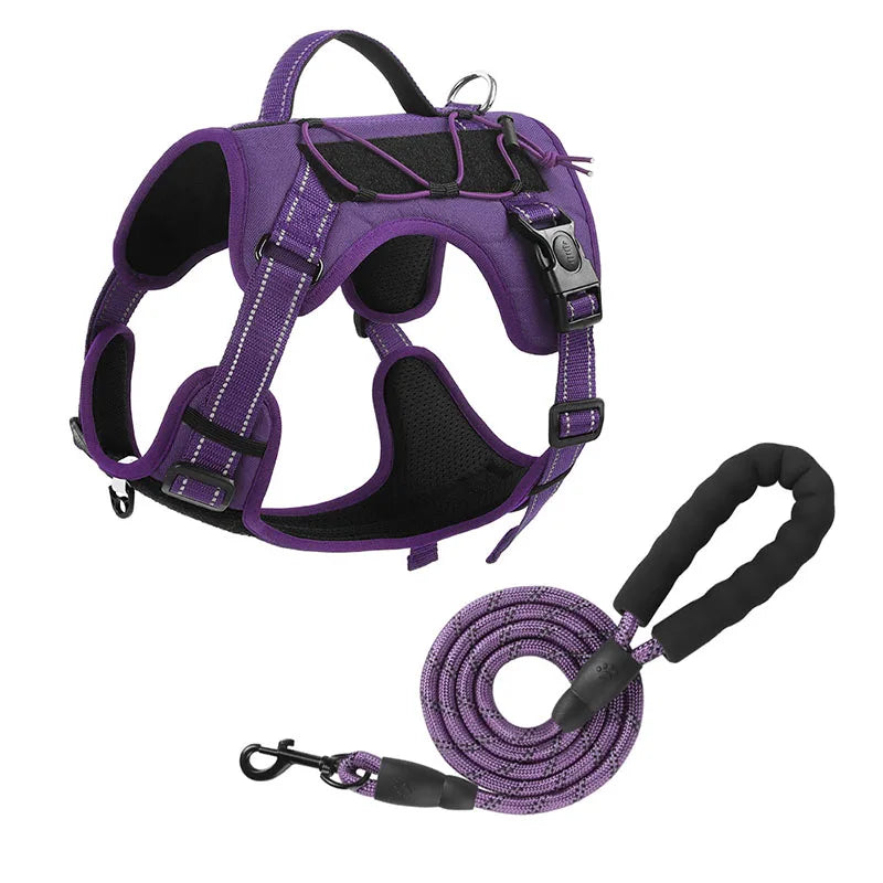 New Reflective Tactical Dog Harness No Pull - MyPetDollar.com