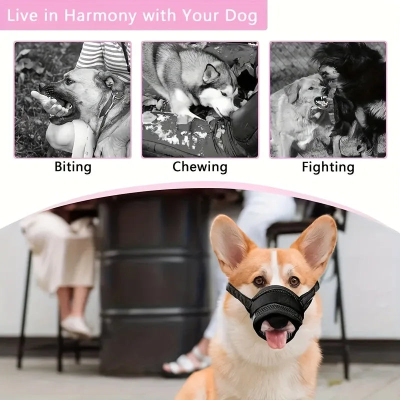 Breathable Dog Muzzle Anti Biting Barking - MyPetDollar.com