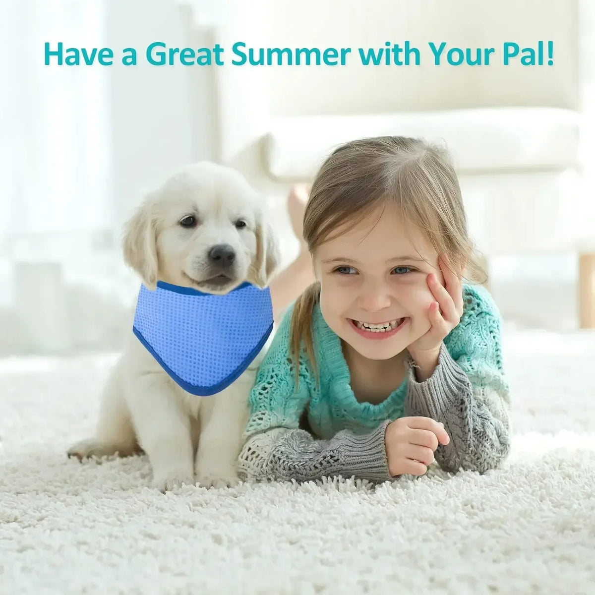 1-10PCS Pet Cooling Scarf for Dogs Summer - MyPetDollar.com