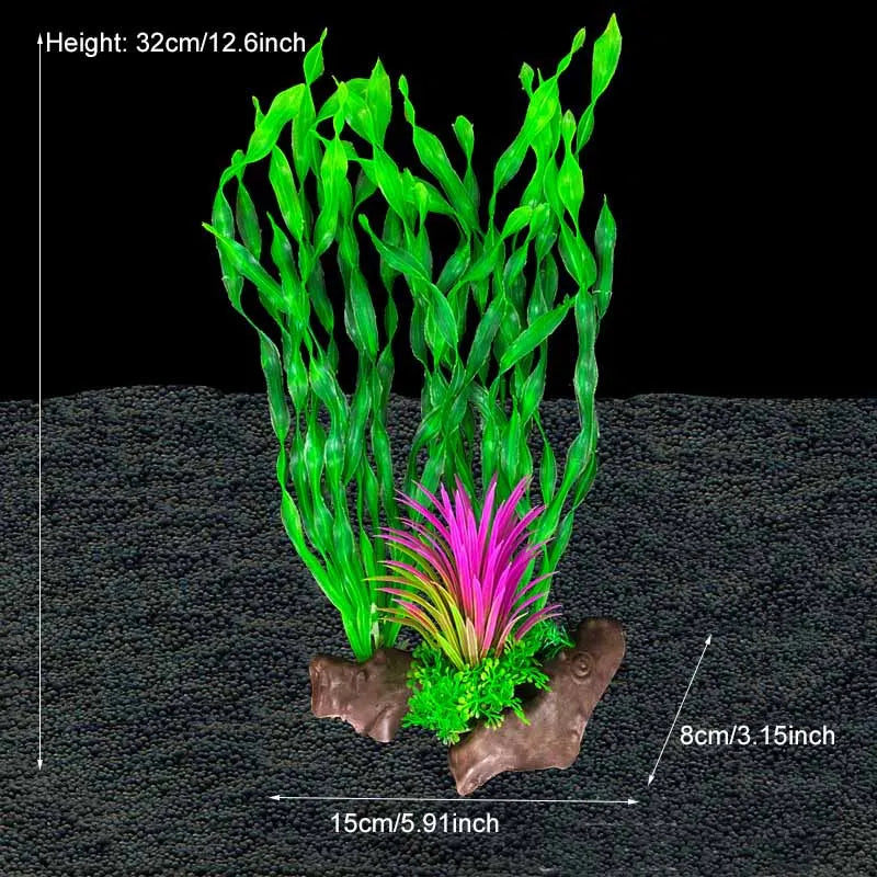 Artificial Aquarium Decor Plants Plastic - MyPetDollar.com