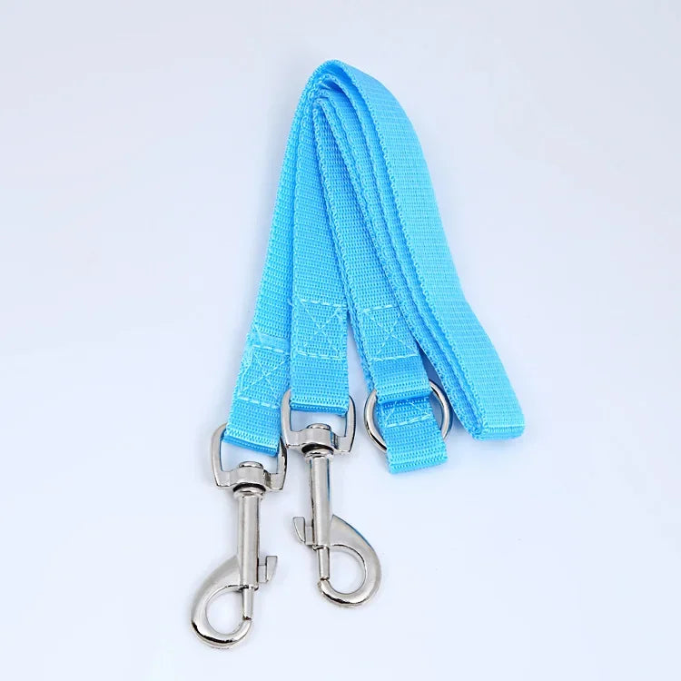 Outdoor Walking Two Dogs Leash Coupler Double Twin Lead