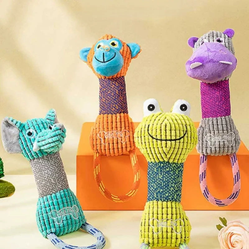 Dog Toy Animals Shape Bite Resistant Squeaky - MyPetDollar.com