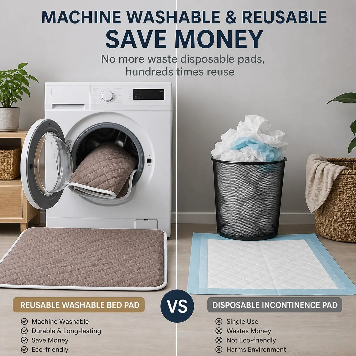 Reusable Washable Incontinence Pad - MyPetDollar.com