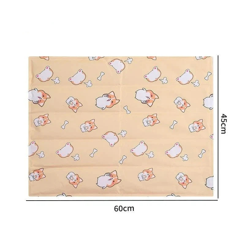 Reusable Pet Cooling Mat Waterproof Gel Pad