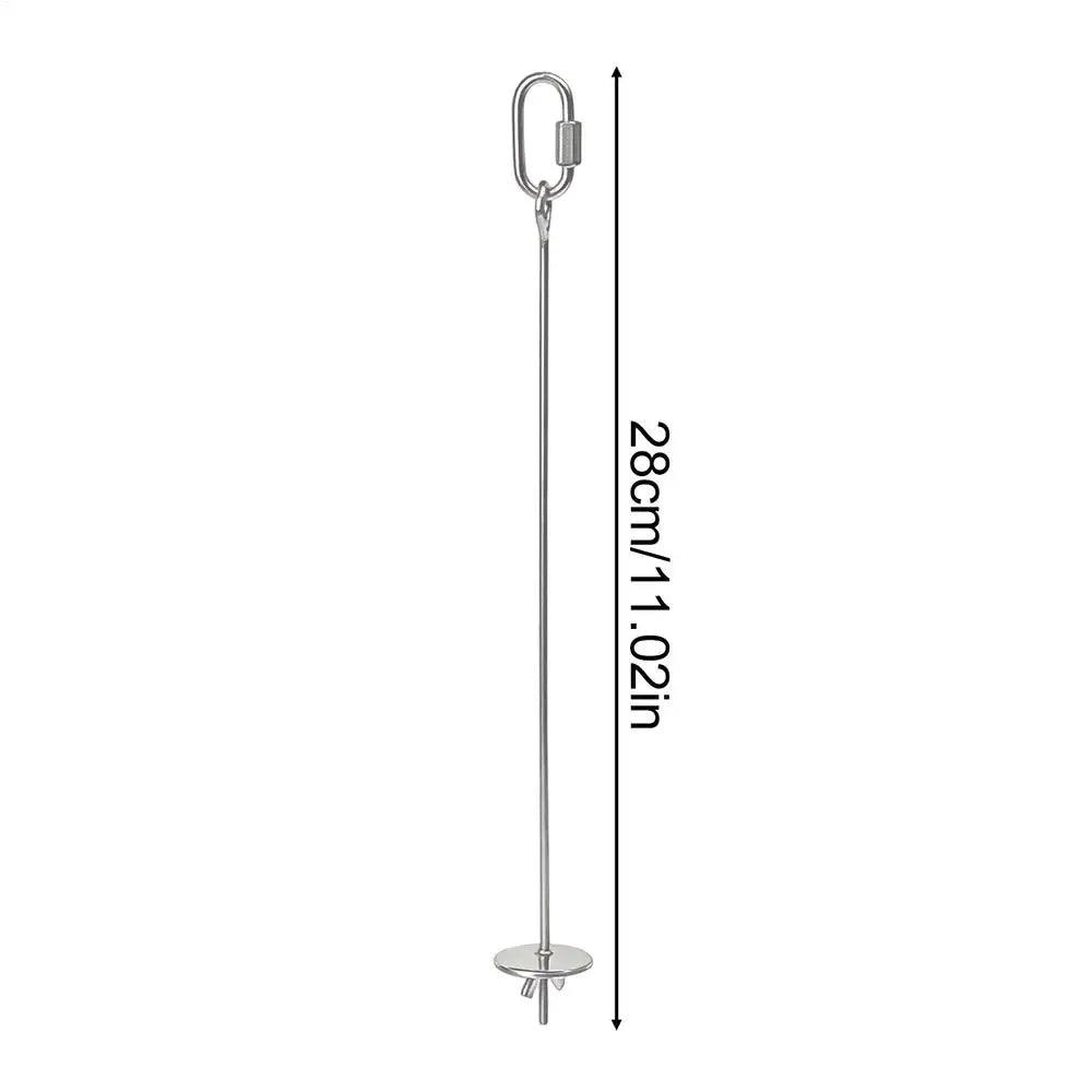 Stainless Steel Bird Toy Skewer Fruit Spear Hanging Holder Pet Parrot Parakeet