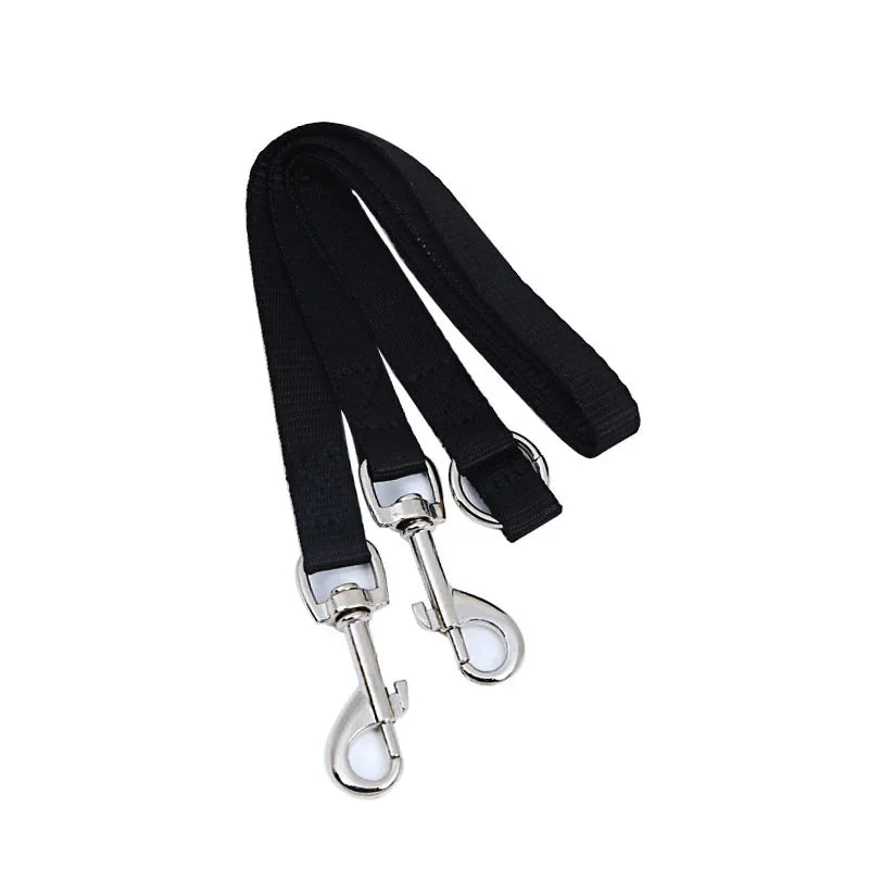 Outdoor Walking Two Dogs Leash Coupler Double Twin Lead
