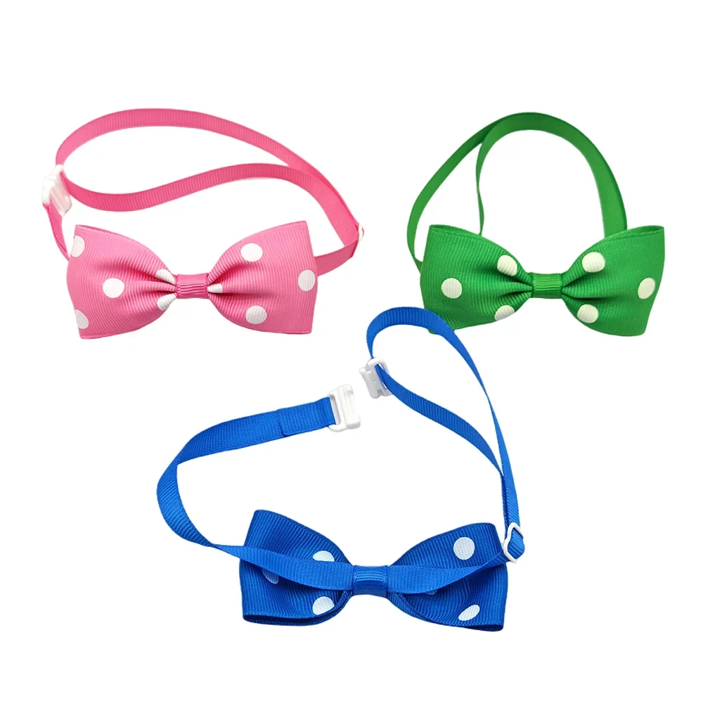 10pcs Ribbon Bow Ties For Dogs Adjustable - MyPetDollar.com