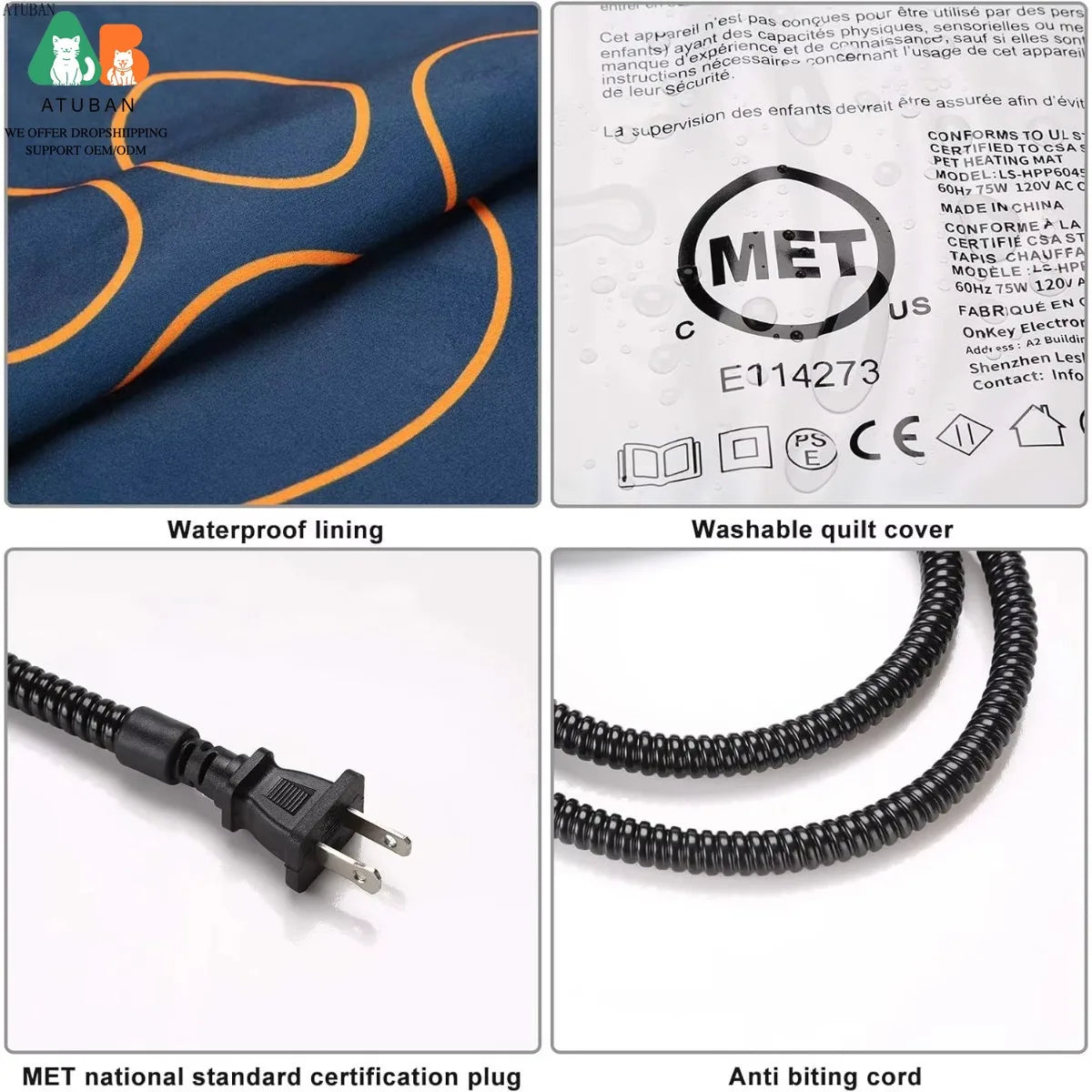 Pet Heating Pad,23x17inches Upgraded - MyPetDollar.com