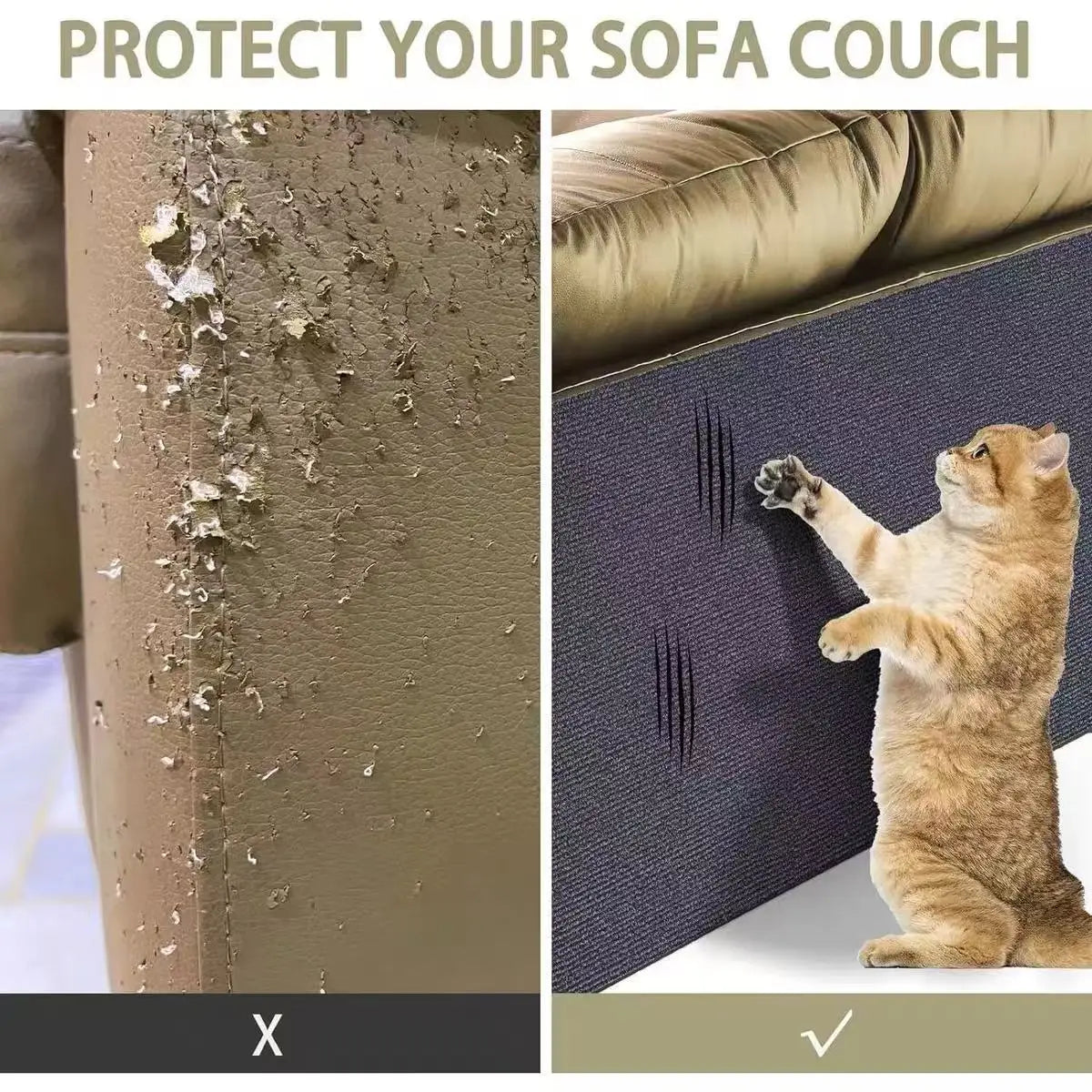 Anti Cat Scratch Mat Self-Adhesive Trimmable - MyPetDollar.com