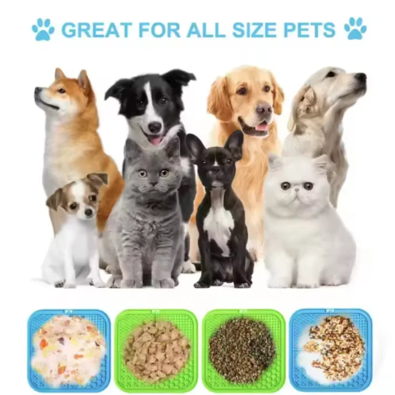 Pet Lick Silicone Mat Slow Feeder Dog Food - MyPetDollar.com