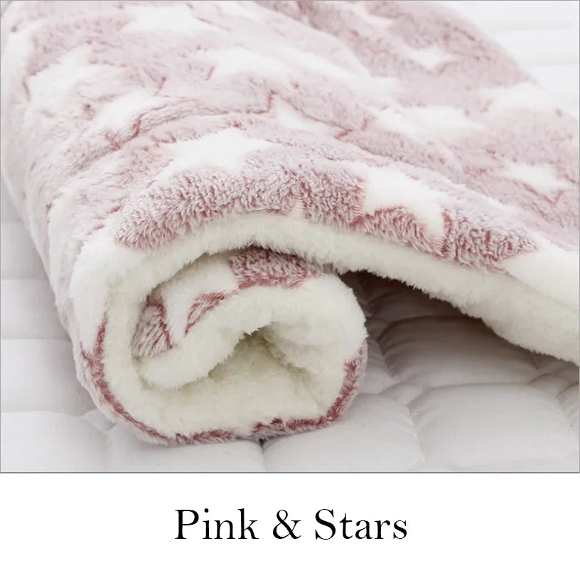 Pet Sleeping Mat Warm Dog Bed Soft Fleece - MyPetDollar.com