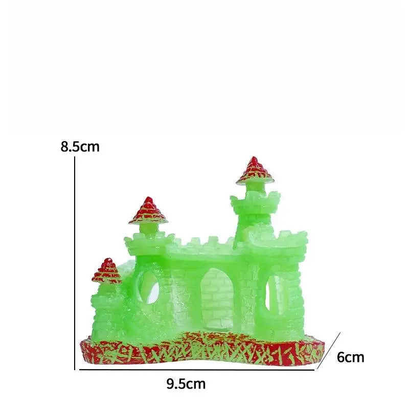 Artistic Castle Shaped Resin Rockery, One - MyPetDollar.com