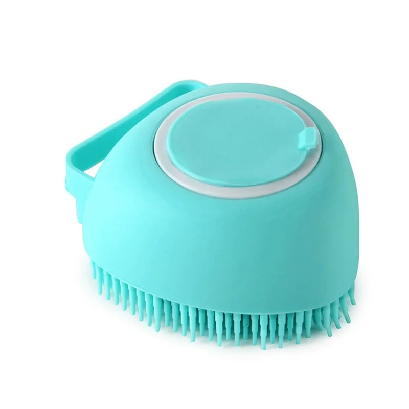 Pet Shower Brush Silicone Massage Scrubber - MyPetDollar.com