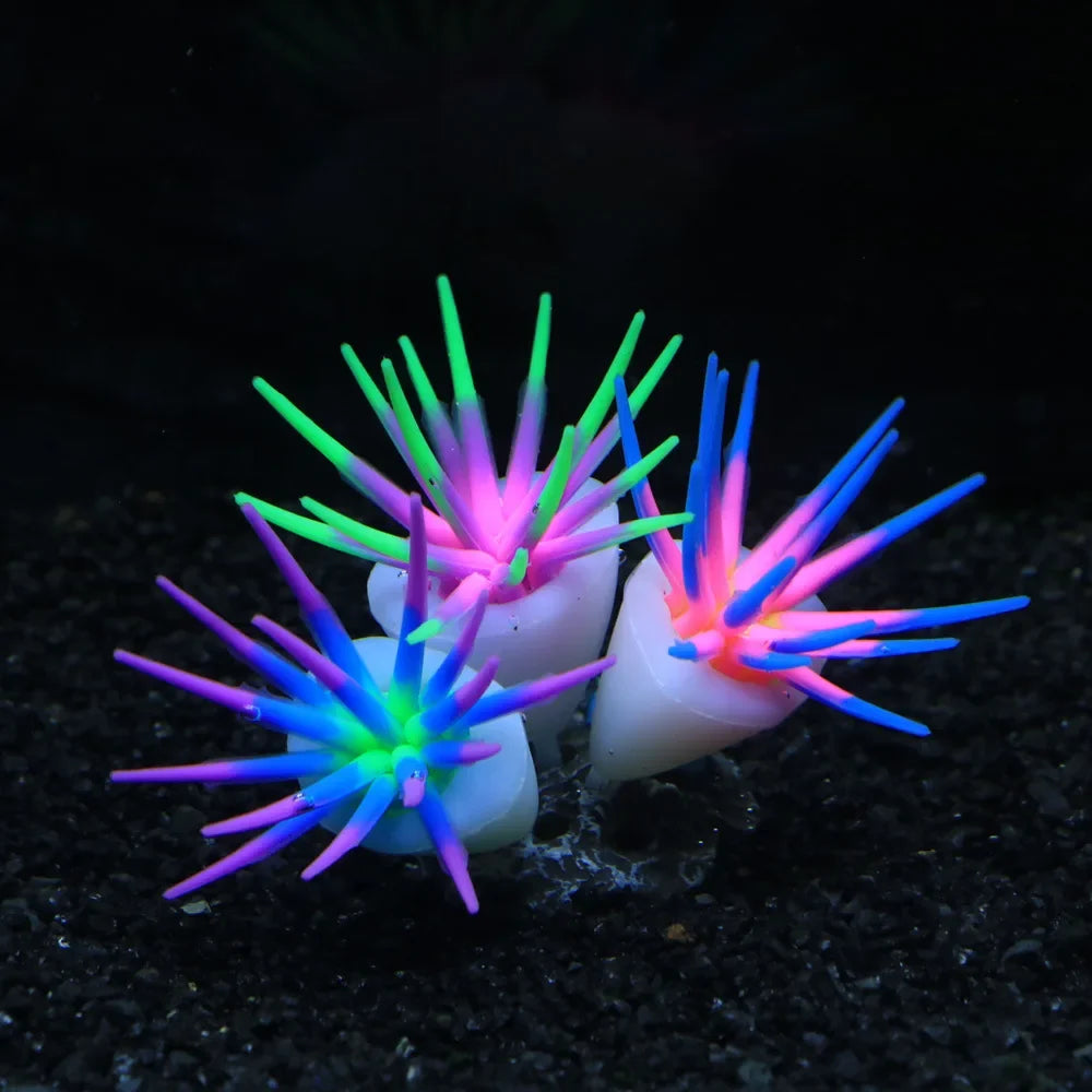 Silicone Aquarium Fish Tank Decorations – 39 Colors
