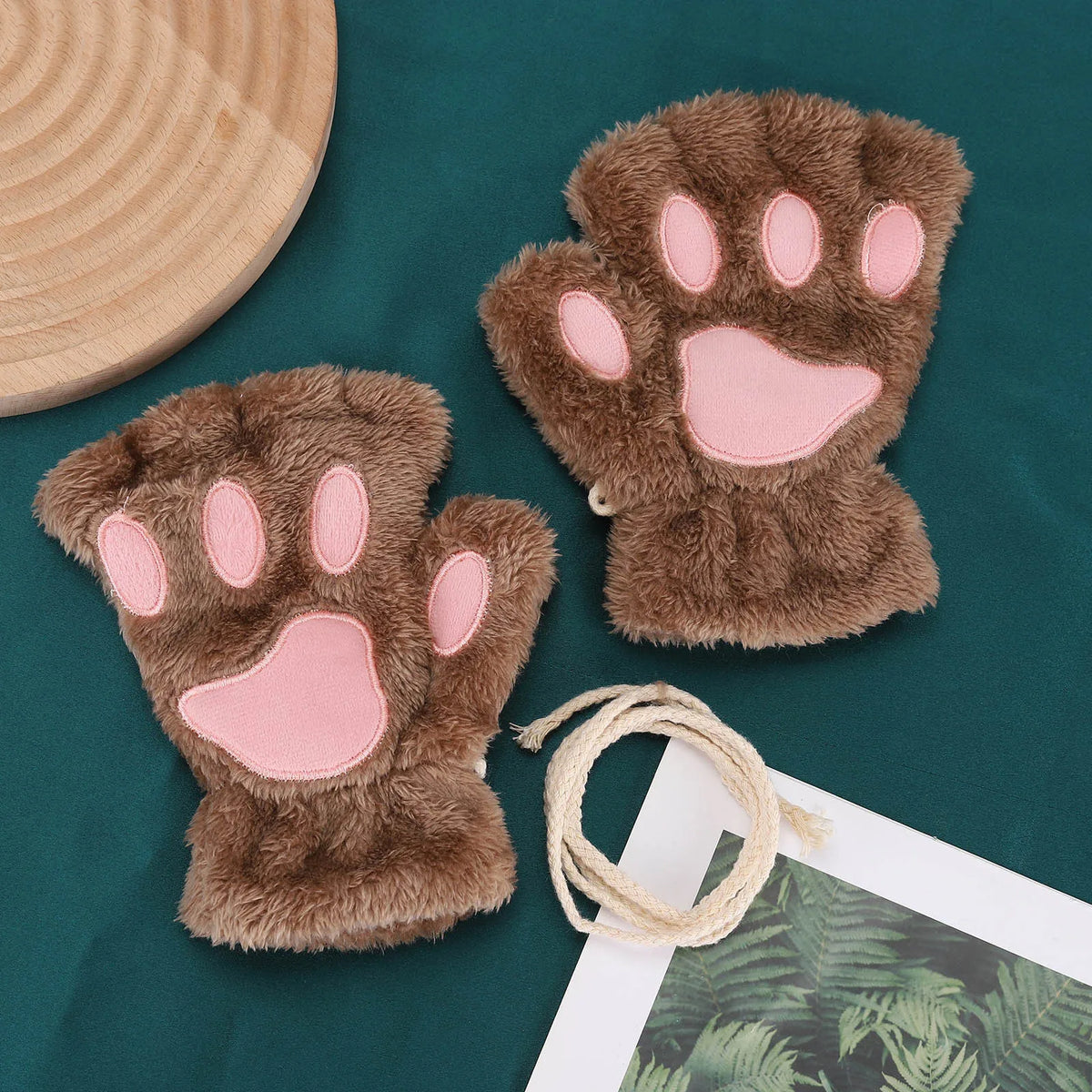 Lovely Plush Cat Claw Paw Gloves Plush - MyPetDollar.com