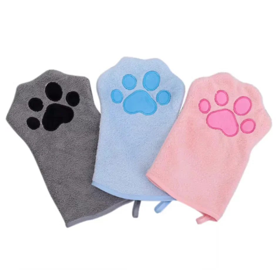 Multicolor Quickdrying Pet Grooming Gloves – 7 Colors