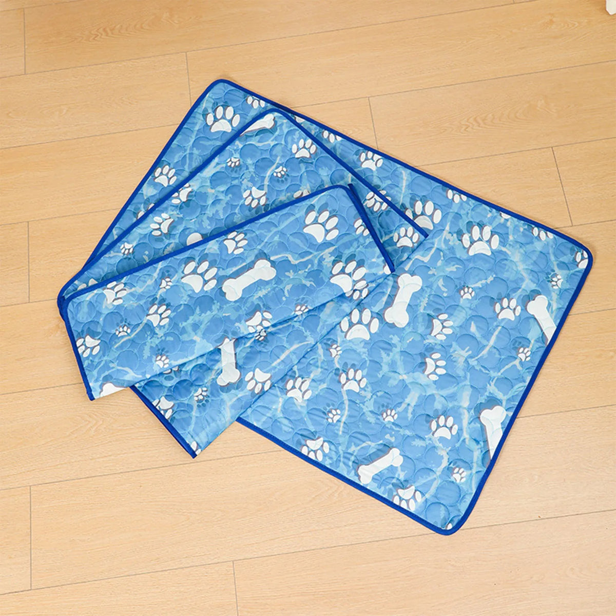 Dog Cooling Pad Self-Cooling Ice Silk - MyPetDollar.com