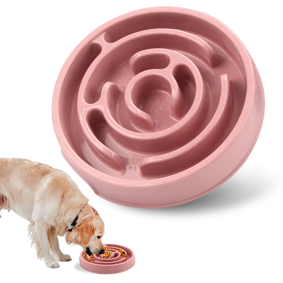 Dog Slow Feeder Dish Fun Non Slip Anti Gulping Slower Food – Dog Supplies