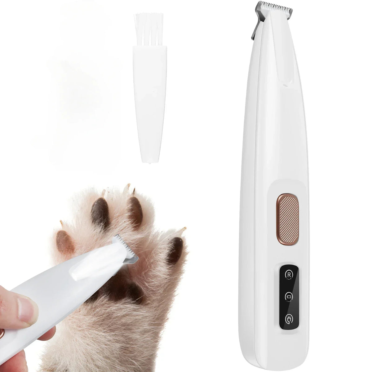 Smart Waterproof Pet Hair Shaver Dog Foot Cat Removal