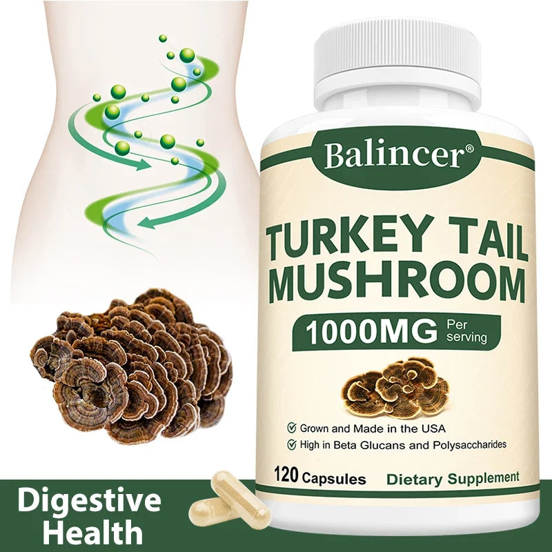 Turkey tail mushroom supplement capsules, - MyPetDollar.com