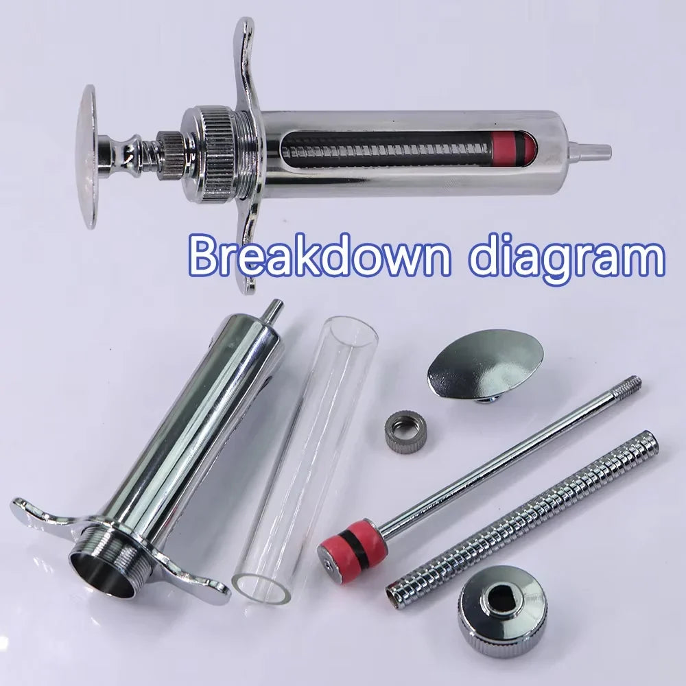 1Set 10-100ml Veterinary Tool Syringe - MyPetDollar.com