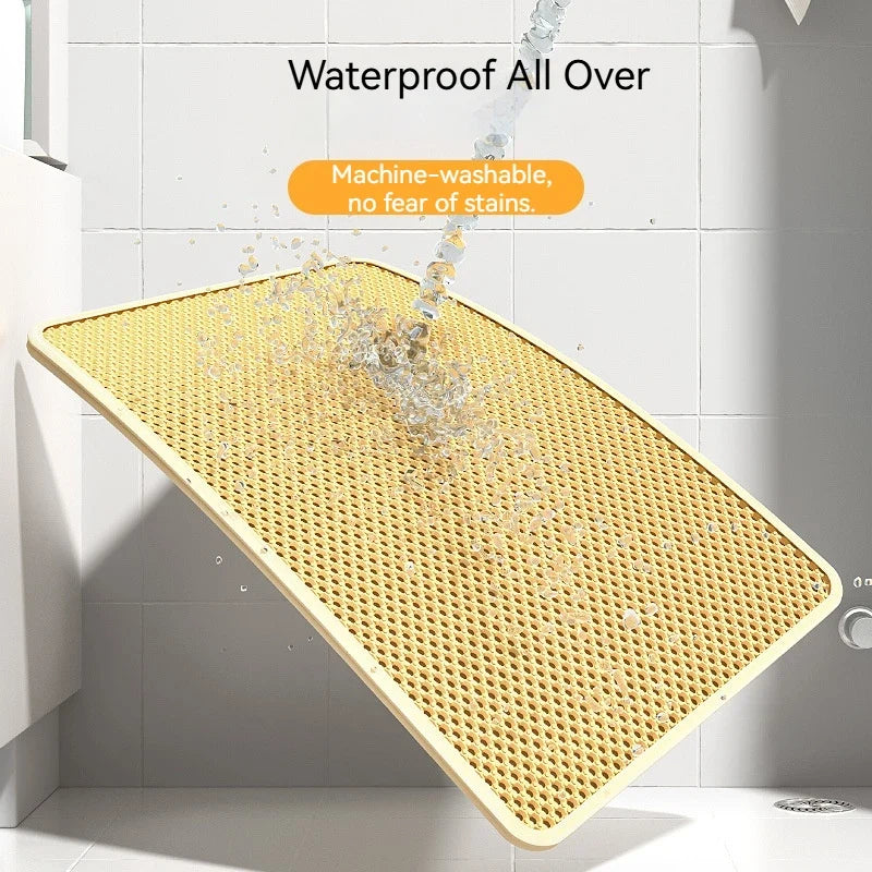 Double Layer Cat Litter Mat Anti-Scatter - MyPetDollar.com