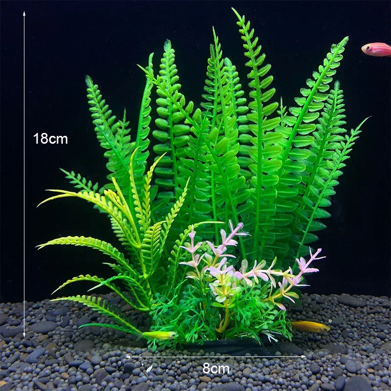 Artificial Aquarium Decor Plants Plastic - MyPetDollar.com
